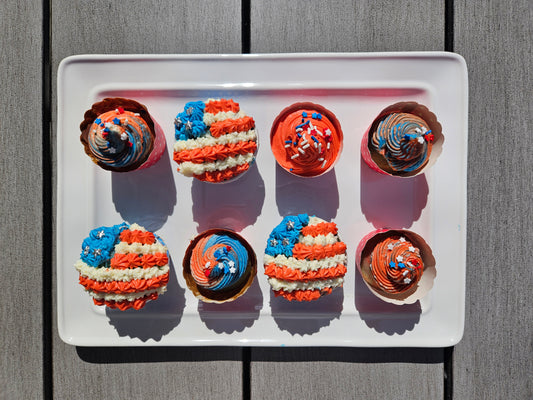 Patriotic Cupcakes 🇺🇸