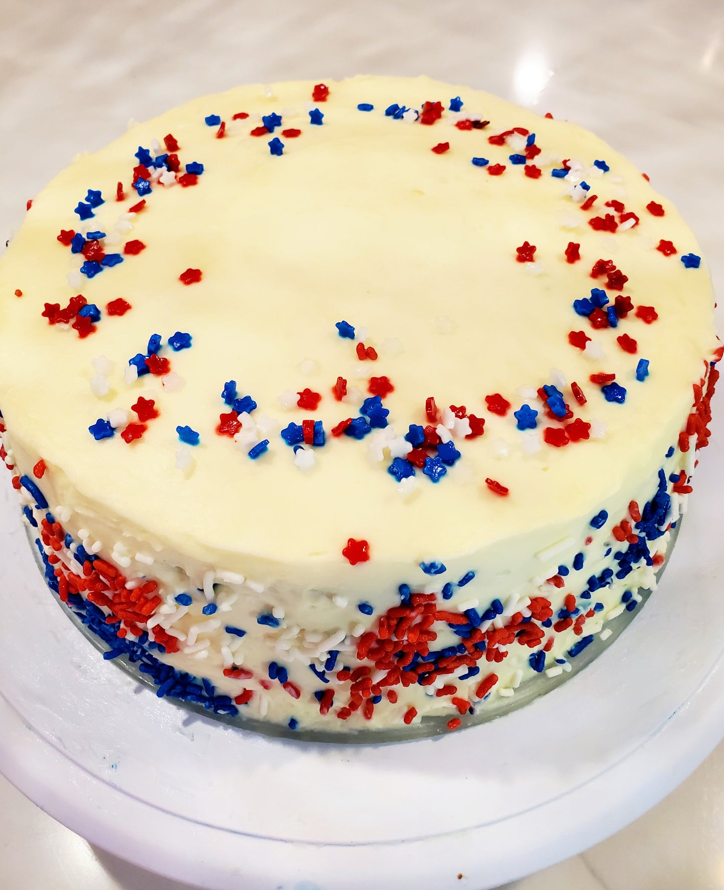 American Flag Cake