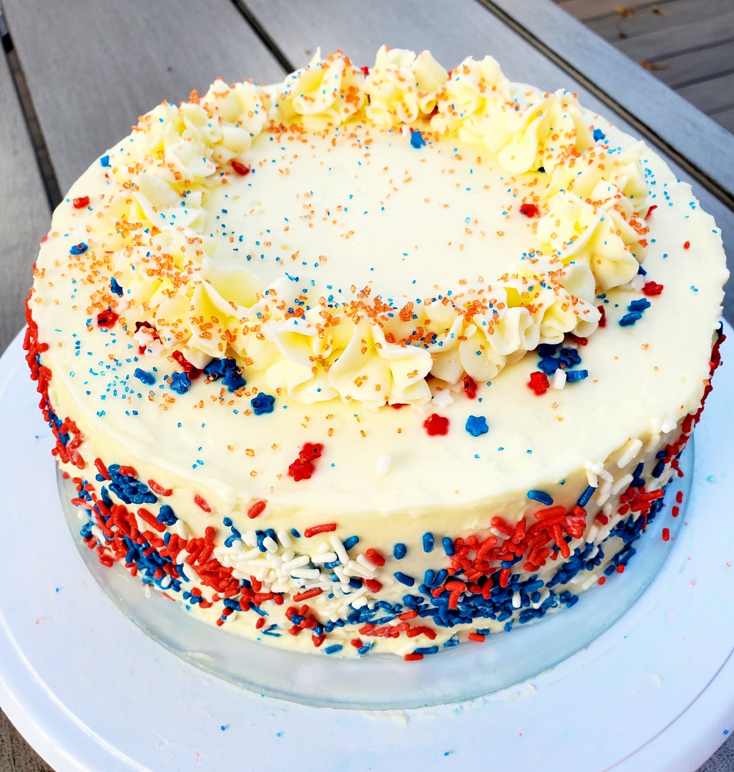 American Flag Cake