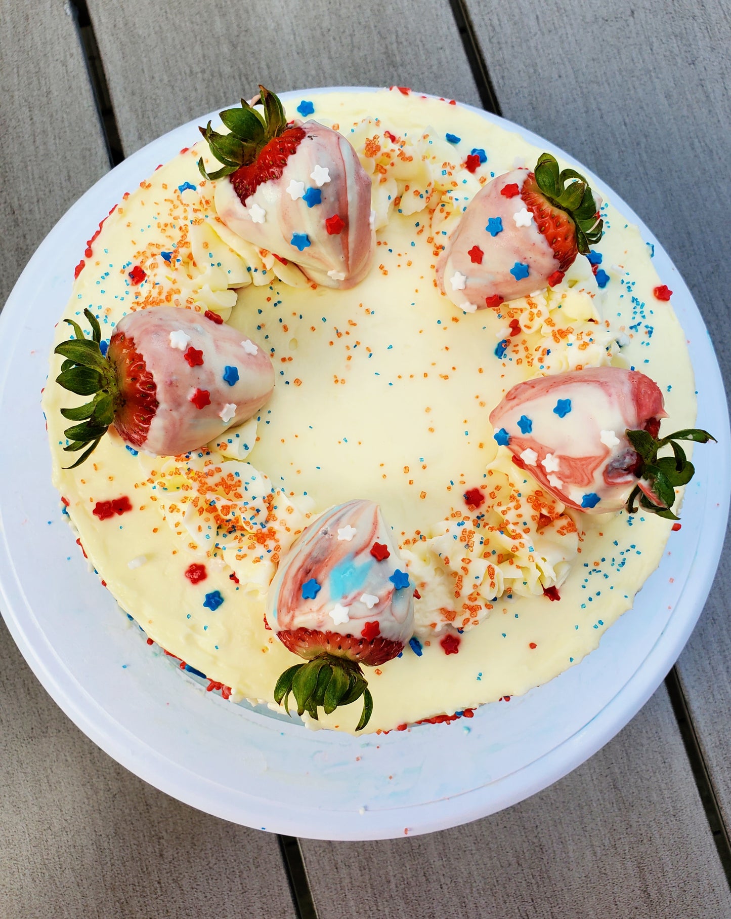 American Flag Cake