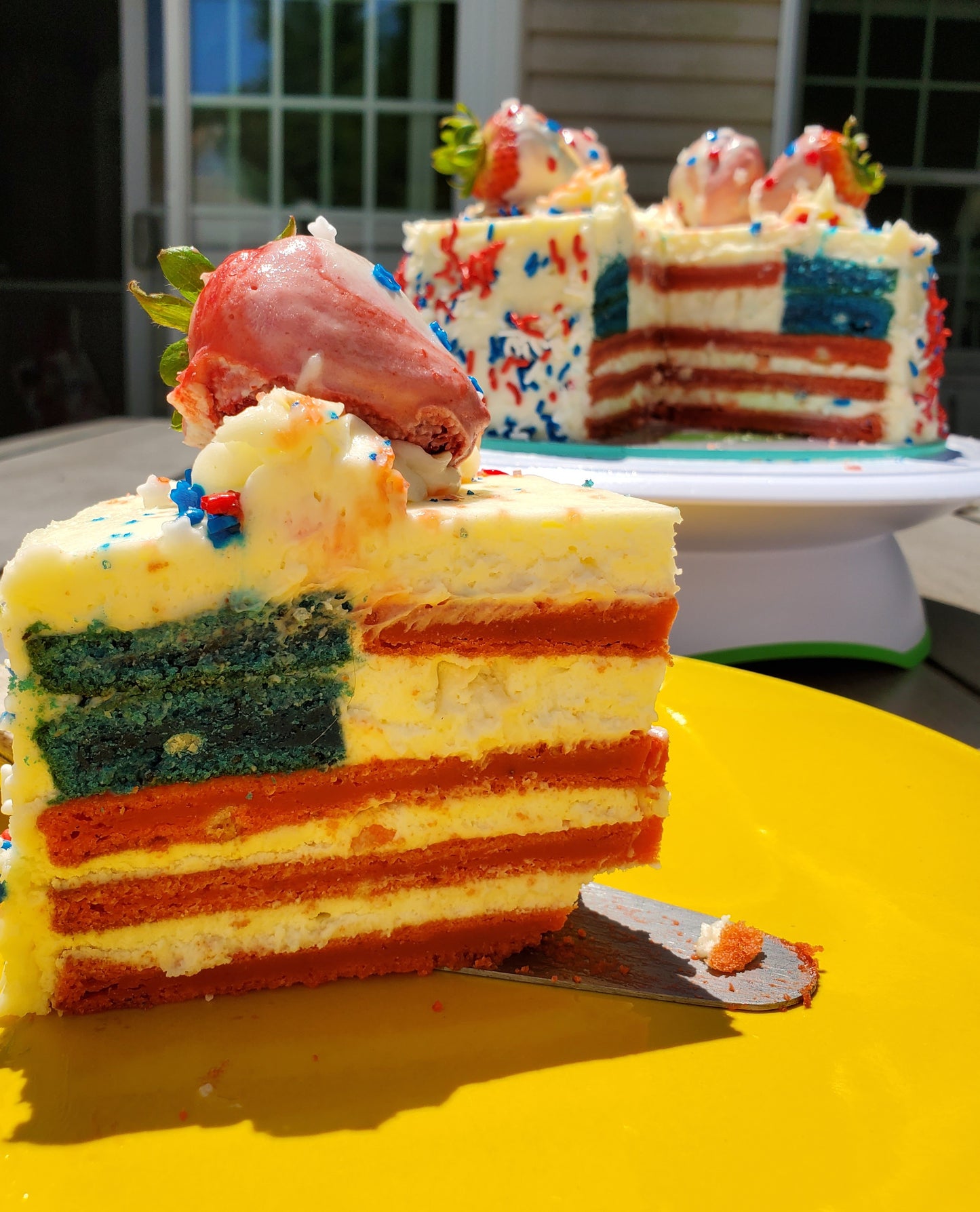 American Flag Cake