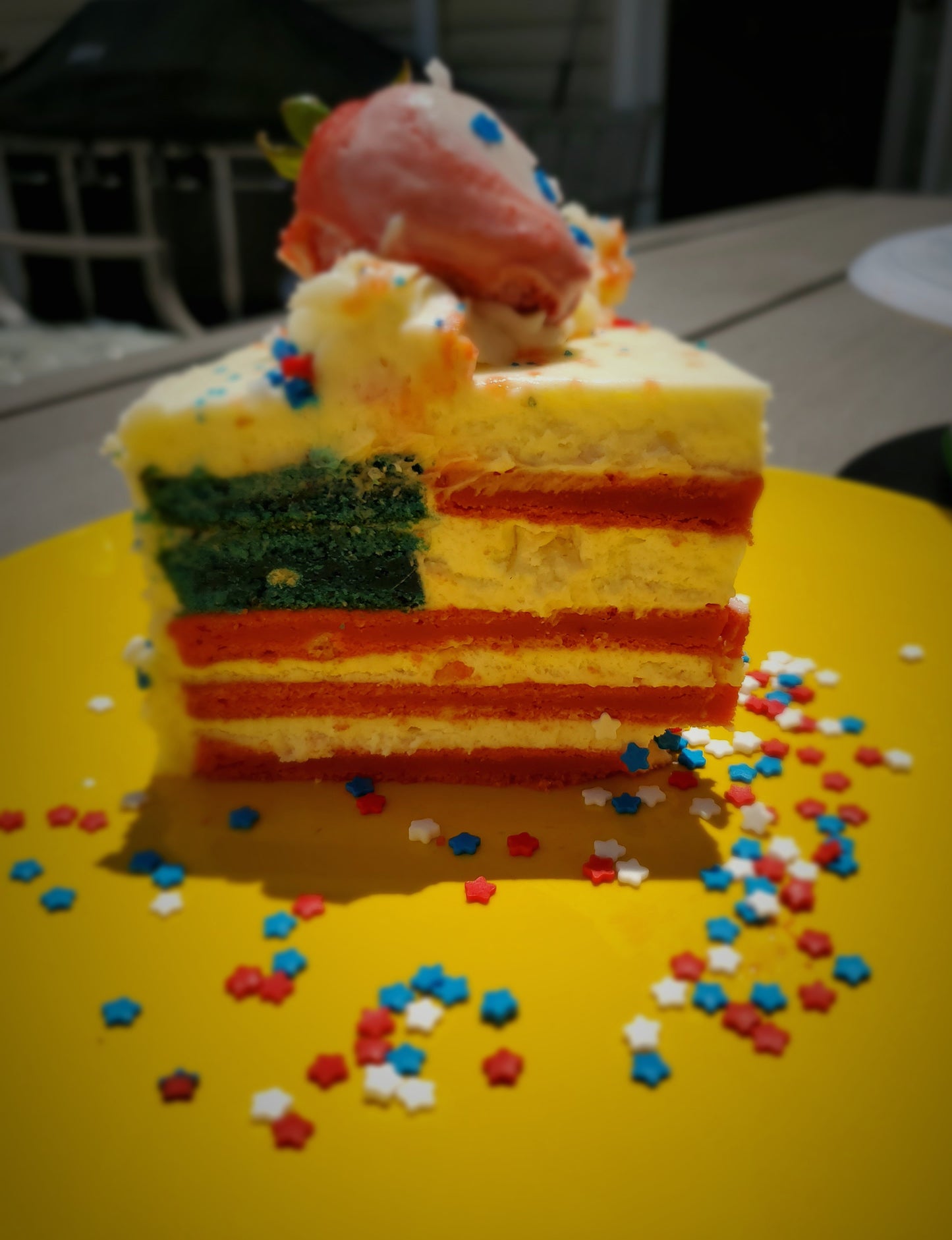 American Flag Cake