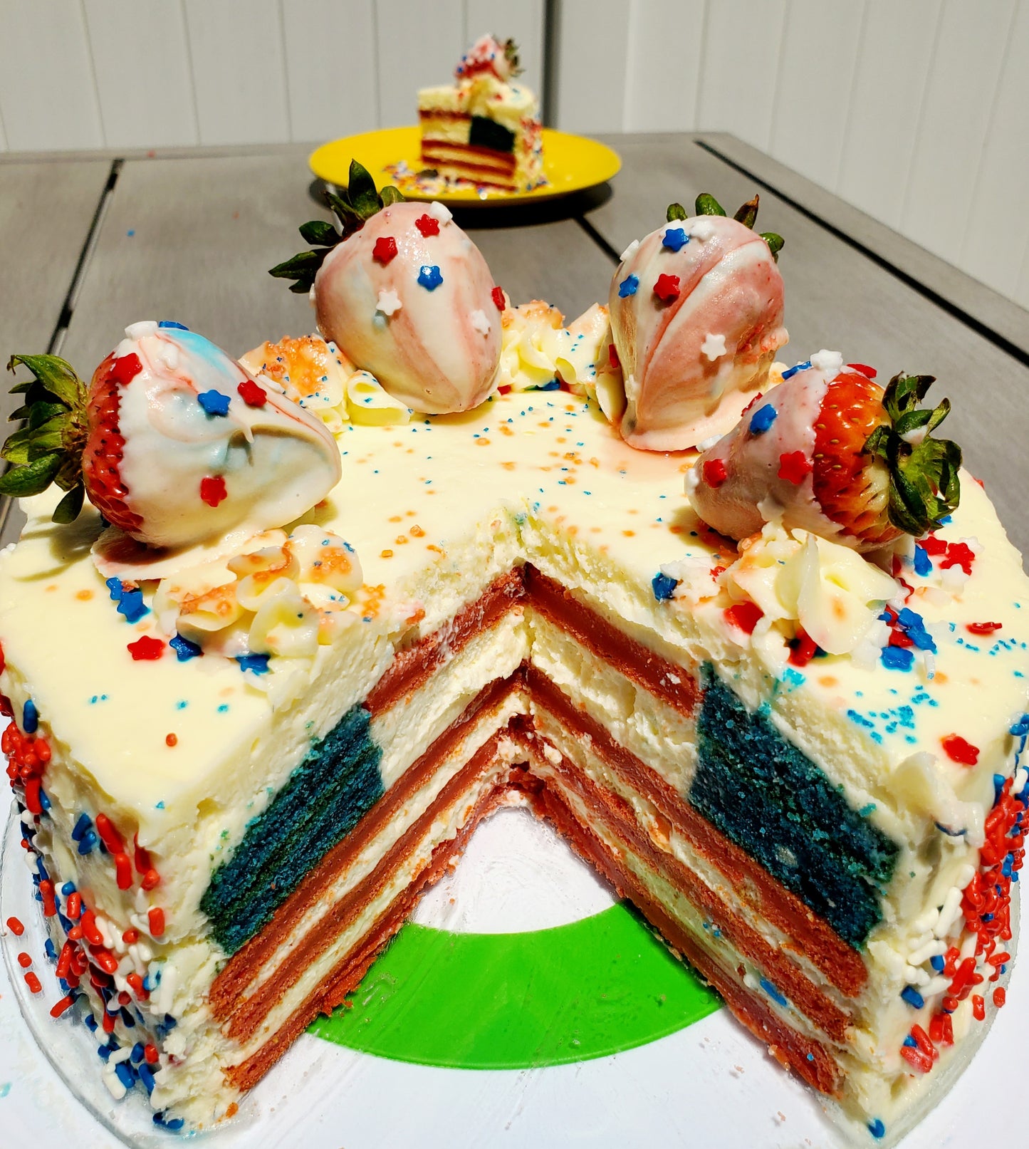 American Flag Cake