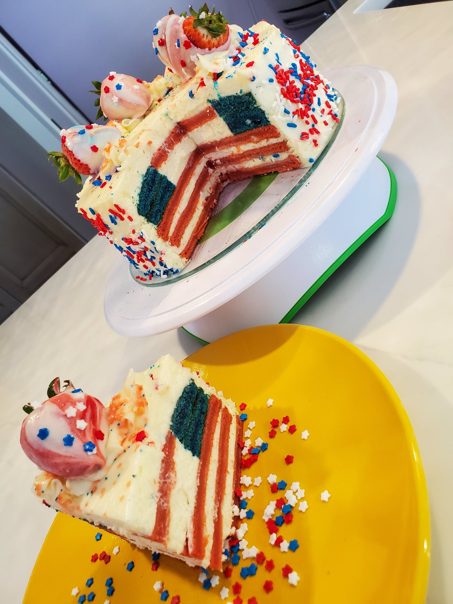 American Flag Cake