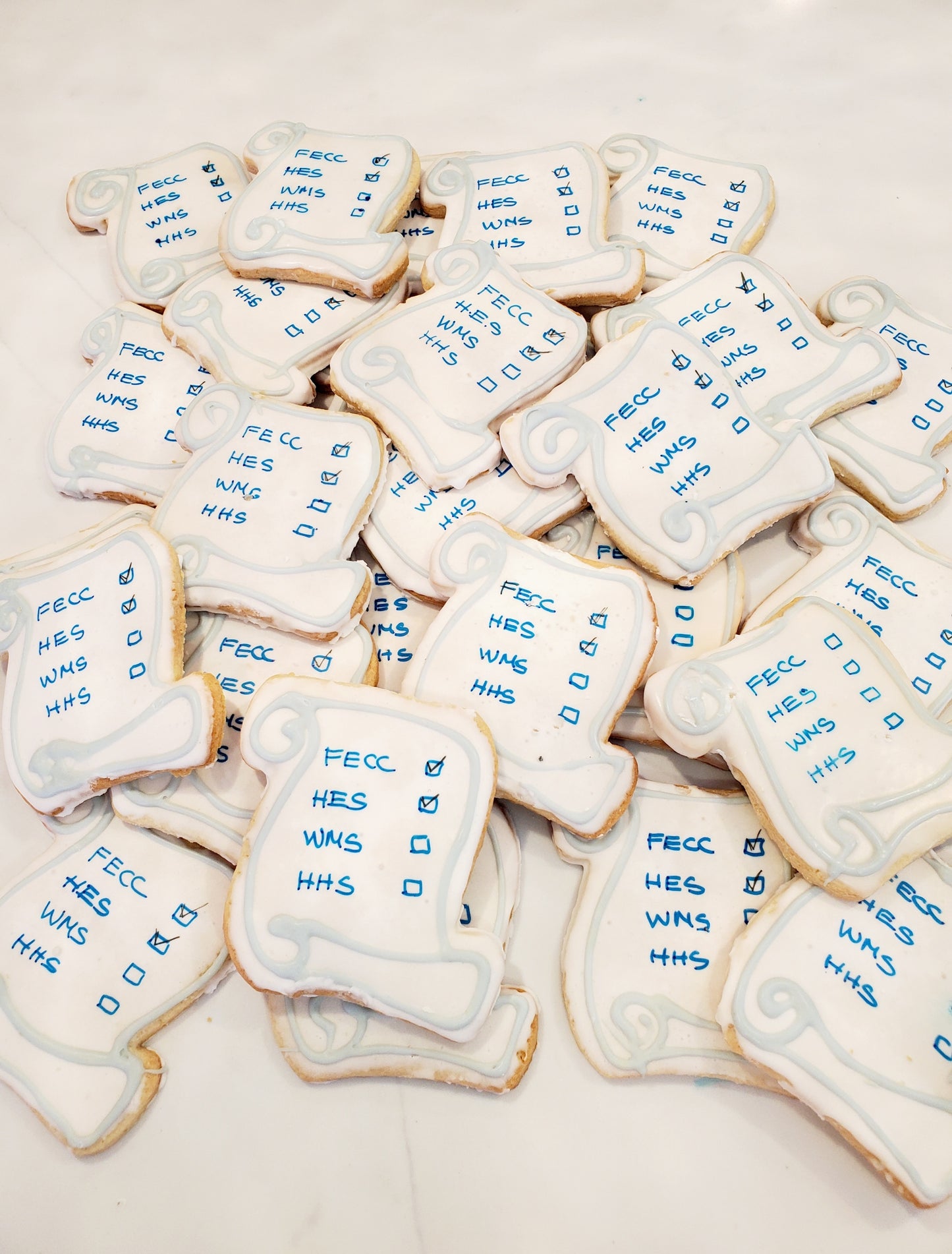 Iced Butter Cookies